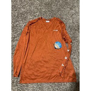 NWT Columbia PFG Texas UT Long Sleeve Shirt Top XL Hook Em
